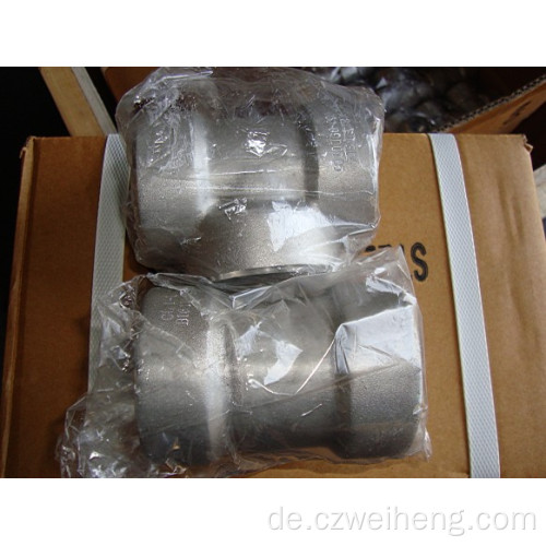 Stainless Steel Casting Rohrfittings BSP DIN NPT Gewinde Double